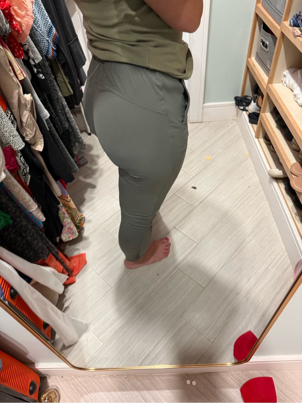 lululemon athletica Olive Green High-Rise Leggings